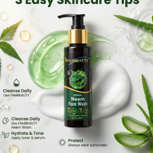 FAMBEAUTY Herbal Neem Facewash – Acne Control & Deep Skin Purifying facewash
